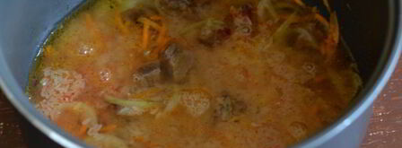 плов с говядиной в мультиварке. Шаг 9