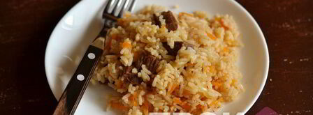 плов с говядиной в мультиварке. Шаг 11