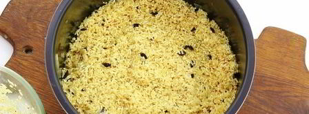 плов с грибами в мультиварке. Шаг 10