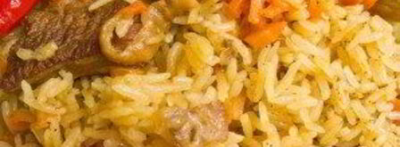 плов с индейкой в мультиварке. Шаг 6