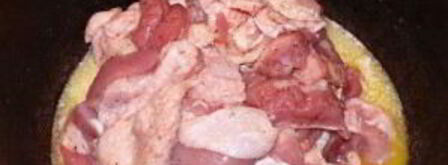 плов с курицей и сухофруктами. Шаг 4