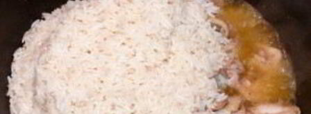 плов с курицей и сухофруктами. Шаг 7