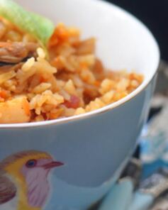 Плов с морепродуктами