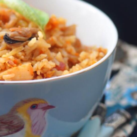 Рецепт плова с морепродуктами