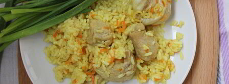 плов с приправой карри. Шаг 10