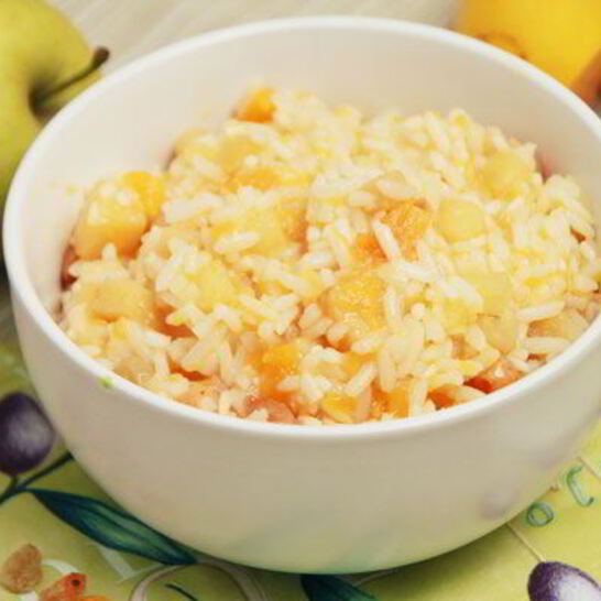 Рецепт плова с тыквой и фруктами