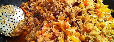 плов ташкентский из риса лазер для стеклокерамики. Шаг 9