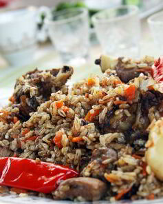 Плов узбекский в казане