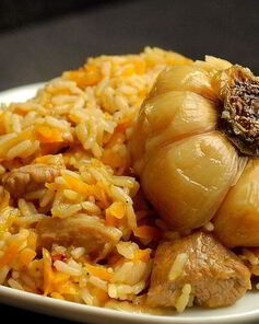 Плов в горшочке с курицей