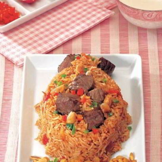 Рецепт пряного арабского плова с ягненком