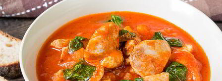 куриное рагу со шпинатом. Шаг 12