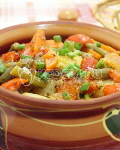 Овощное рагу с прованскими травами