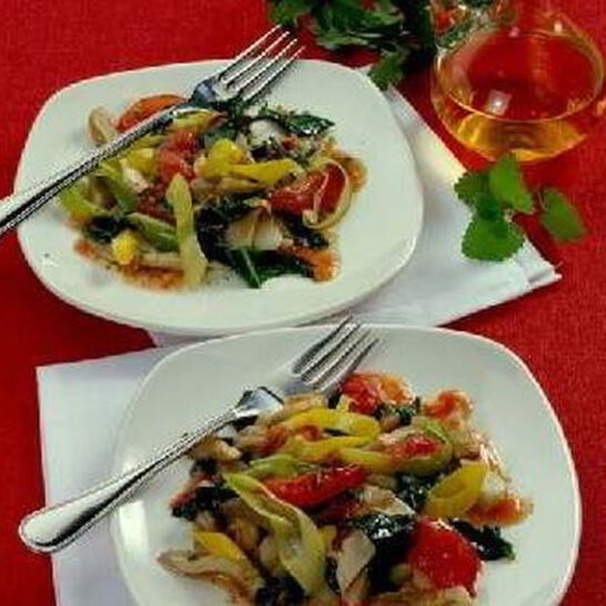 Рецепт овощного рагу с вешенками