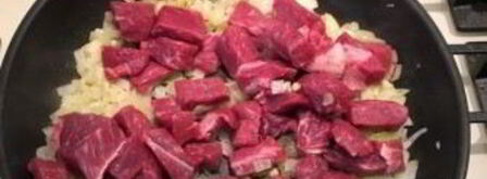 рагу из белой фасоли с говядиной и травами. Шаг 3