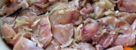 рагу из маринованного кролика с овощами и грибами. Шаг 6