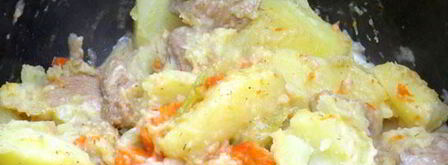 рагу из телятины с овощами в мультиварке. Шаг 8