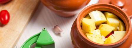 рагу с курицей и овощами в горшочках. Шаг 7