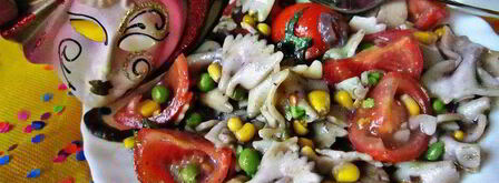 рагу с морскими гребешками и пастой фарфалле венецианский карнавал. Шаг 11