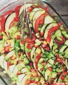 Диетический рататуй с острым перчиком