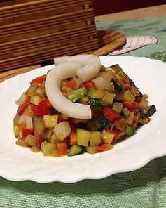 Рататуй с кальмарами