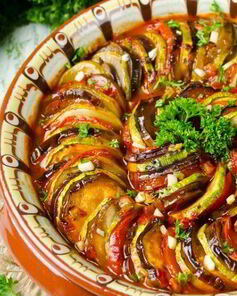 Рататуй с моцареллой