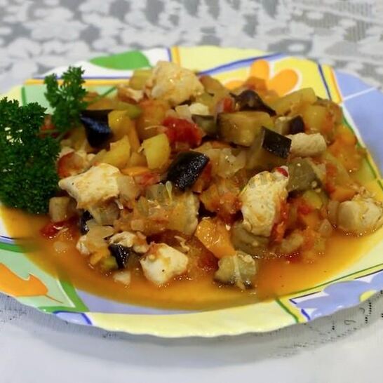 Рецепт рататуя с мясом