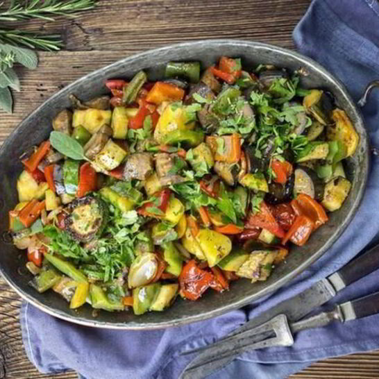 Рецепт рататуя с травами