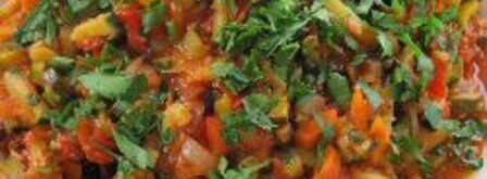 тушеные кабачки и баклажаны. Шаг 4