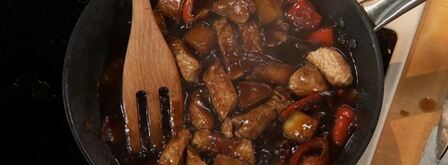 пряная индейка с виноградным ризотто. Шаг 4