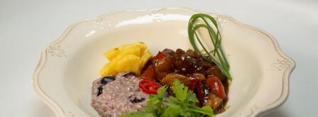 пряная индейка с виноградным ризотто. Шаг 5