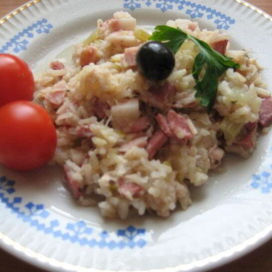 Рецепт ризотто для любителей солянки