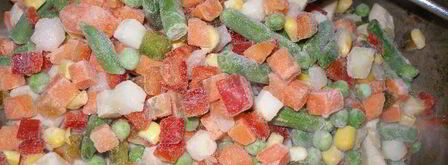 ризотто с курицей и замороженными овощами. Шаг 8