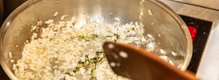 ризотто с лососем. Шаг 4