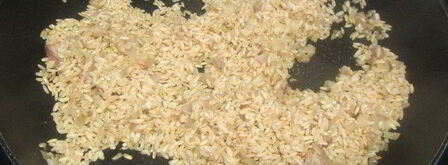 ризотто с луком-пореем и помидорами. Шаг 3