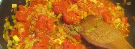 ризотто с луком-пореем и помидорами. Шаг 6