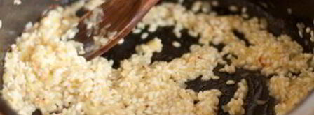 ризотто с шафраном и креветками. Шаг 9