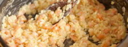 ризотто с шафраном и креветками. Шаг 13