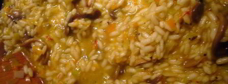 ризотто с шампиньонами и овощами. Шаг 10