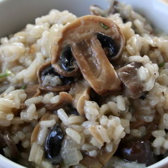 Рецепт ризотто с шампиньонами