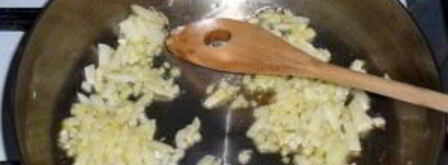 ризотто с ветчиной. Шаг 4