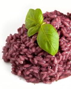 Свекольное ризотто с пармезаном