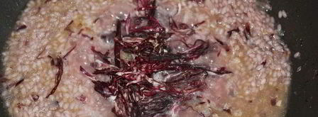 свекольный ризотто с цикорием. Шаг 9