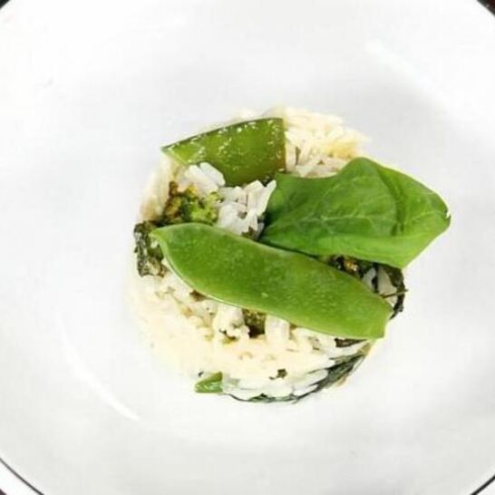 Рецепт зеленого ризотто