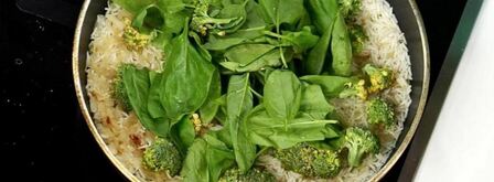 зеленое ризотто. Шаг 4