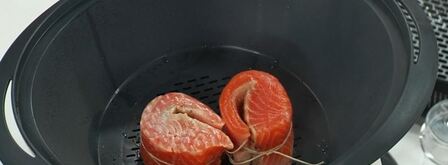 форель дартуа с яйцом пашот. Шаг 4