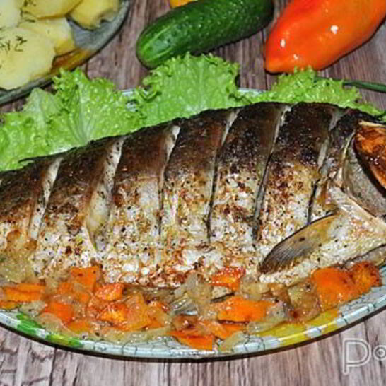 Рецепт карпа, запеченного целиком