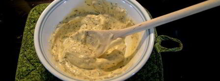 холодный припущенный лосось под майонезом с травами. Шаг 3