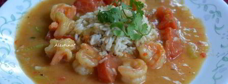 креветки etouffee. Шаг 6