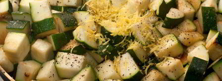 лосось в кунжуте на подушке из цуккини. Шаг 6