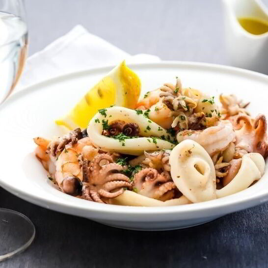 Рецепт морепродуктов на гриле